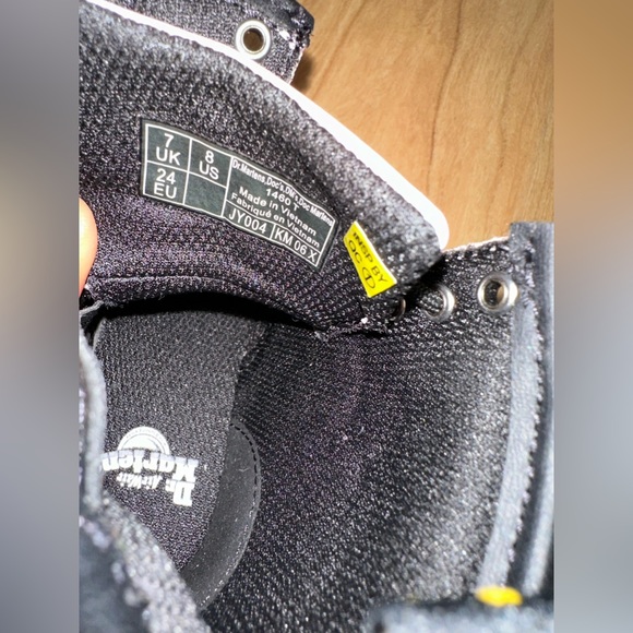 Dr. Martens 1460 8-Eye Patent Boot - Toddler - Pale Pink - Picture 5 of 6